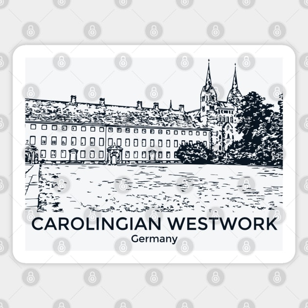 Carolingian Westwork - Germany Magnet by Lakeric
